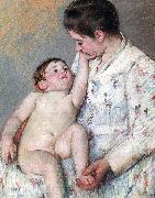 Mary Cassatt The Caress oil on canvas